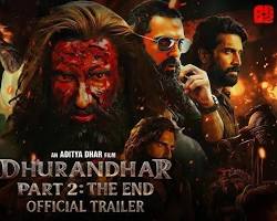 Dhurandhar 2 movie poster Ranveer Singh Sanjay Dutt, AI generated
