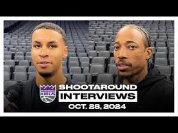 Keegan Murray & DeMar DeRozan | Shootaround Interviews 10.28.24