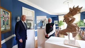 During Modi’s visit, US returns 297 antiquities stolen or trafficked from 
India, some date to 2000 BCE