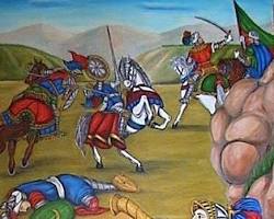 Immagine di La morte di Orlando (illustrazione)