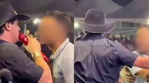 Cantor Natanzinho Lima relata ameaça em show e homem é contido: 'disse que daria um murro na minha costela'