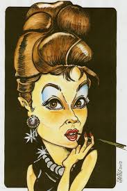 Cartoon: Audrey Hepburn (medium) by <b>DANIEL EDUARDO</b> VARELA tagged morocha - audrey_hepburn_762095