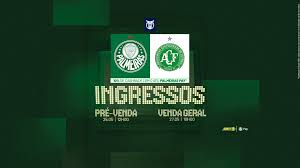 Venda de ingressos para jogo contra Chapecoense no Allianz Parque pelo Brasileirão