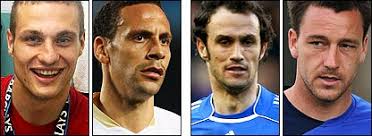 Nemanja Vidic, Rio Ferdinand, Ricardo Carvalho and John Terry. UEFA CHAMPIONS LEAGUE FINAL Venue: Luzhniki Stadium, Moscow Date: Wednesday, 21 May Kick-off: ... - _44670322_vidic_rio_terry_carv_416