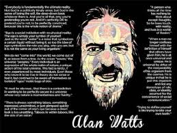 Amazon.com: ALAN WATTS EVERYBODY IS FUNDAMENTALLY ULTIMATE FACE ... via Relatably.com