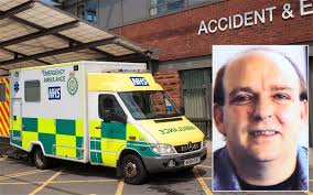 Mark Hemmings was finally rushed to University Hospital of North Staffordshire Photo: Newsteam/Alamy. By Radhika Sanghani and agencies - Mark-Hemmings_2618679b