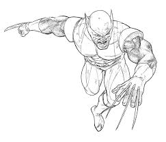 Image result for coloring pages wolverine