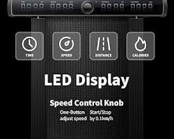 Image of King Smith MX16 Walking Pad LED display