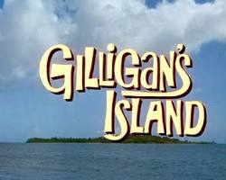Gilligan's Island 1964 TV series cast Bob Denver Alan Hale Jr Jim Backus Natalie Schafer Tina Louise Russell Johnson Dawn Wells SS Minnow desert island 1960s CBS television stills, AI generated