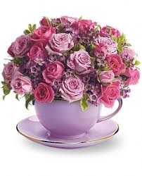 Image result for flowers in a cup