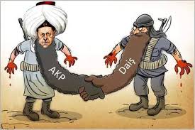 Image result for ERDOGAN AND ISIS CARTOON