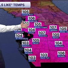 Forecast: Heat Relief Ahead as Tampa Bay Area Faces Extreme Heat; scattered storms expected to bring cooler temperatures