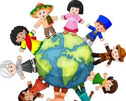 Image of people from different cultures standing together