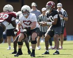 Second-Year OL "Ahead of Schedule" as Left Guard Competition Continues