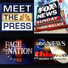 Image result for SUNDAY MORNING TALK SHOWS