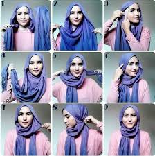 Hasil gambar untuk tutorial hijab pashmina terbaru 2017