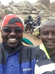 ... more in fuel. For example on my Africa twin, the consumption seems to double at 121kph. image. Mburu and I took some selfies with some interesting rocks ... - wpid-20131213_1357472