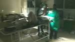Cataract surgery patients torch light;