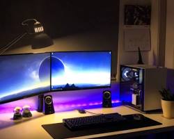 two monitors sidebyside