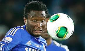 John Obi Mikel, Cesar Delgado. Mikel John Obi would be happy to see Mark Clattenburg officiating at Chelsea games in the future. - John-Obi-Mikel-Cesar-Delg-008