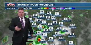 A few pop-up showers will be possible on Monday.