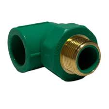 Shop PPR Elbow with Male Brass Insert TPF Size 32 mm × 3/4 ...