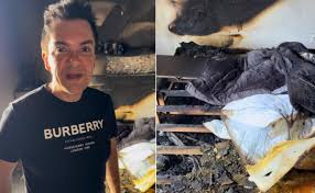 Regis Danese mostra casa devastada após incêndio: 'Destruiu tudo'