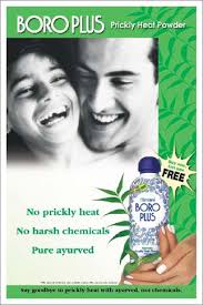 A poster for Boro Plus Ayurvedic Prickly Heat Powder. Technically not an ointment, but who&#39;s counting? There are options. St. Luke&#39;s Prickly Heat Powder, ... - 07302003_pricklyheat