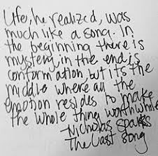 The Last Song on Pinterest | Nicholas Sparks, Movie Quotes and Movie via Relatably.com