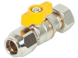 SAE Flare x Nut & Tail Water Heater Ball Valve - Gas Inlet ...