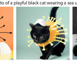 cat wearing a Halloween costume in a photo studioの画像