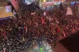 فیلم/ دسته عزاداری حسین ستوده در کربلای معلی