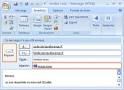 Comment envoyer son premier avec Outlook 2007? -