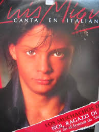 DISCO LP LUIS MIGUEL CANTA EN ITALIANO 1985 RARO (Música - Discos - LP Vinilo. DISCO LP LUIS MIGUEL CANTA EN ITALIANO 1985 RARO - 16126078