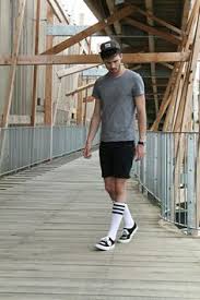Résultat de recherche d'images pour "socks with shorts men"