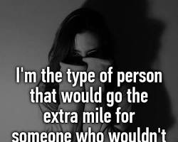 Image of person going the extra mile