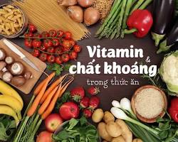 Hình ảnh về Vitamin và khoáng chất trong thực phẩm