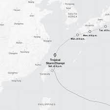Super Typhoon Champi, Churning Over Pacific, Becomes Strongest Storm of 2026
