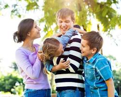 Image of happy family with a child