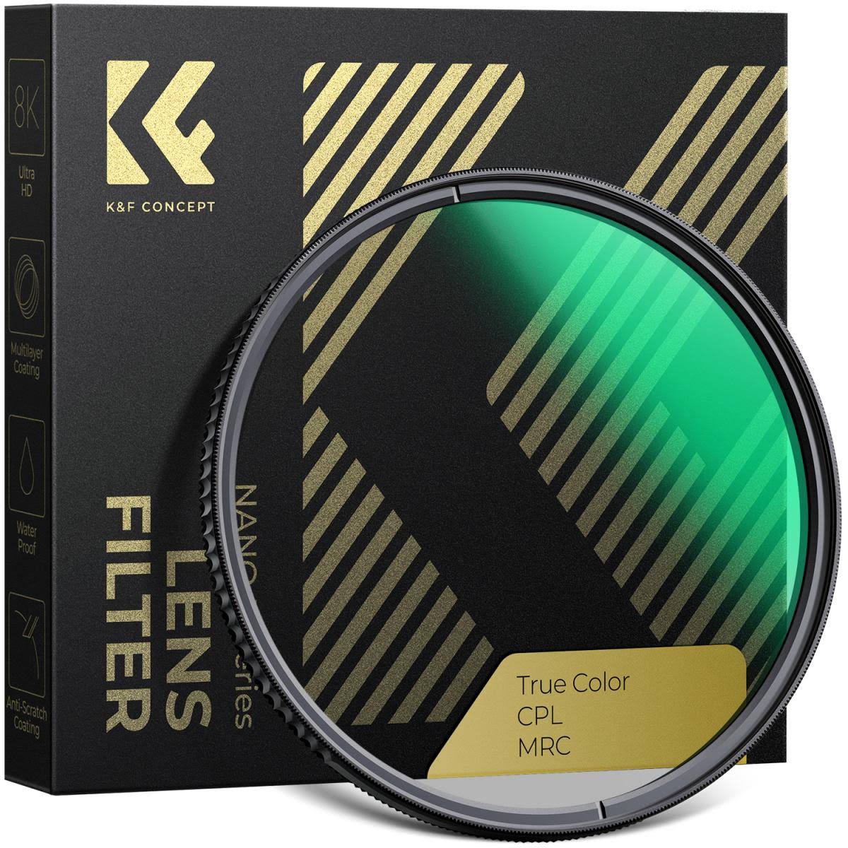 CPL Filter True Color Circular Polarizers Filter with 28 Multi-Layer Coatings for Camera Lens Nano-Xcel Series