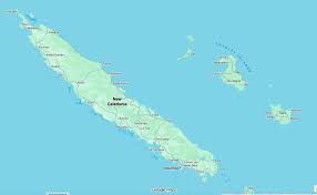 Map showing the Loyalty Islands earthquake region near New Caledonia