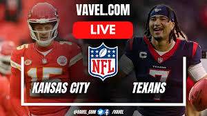 Kansas City Chiefs vs Houston Texans LIVE Score Updates in NFL Game