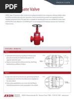 AXON Type 41 Gate Valve Specifications | PDF | Valve | Machines