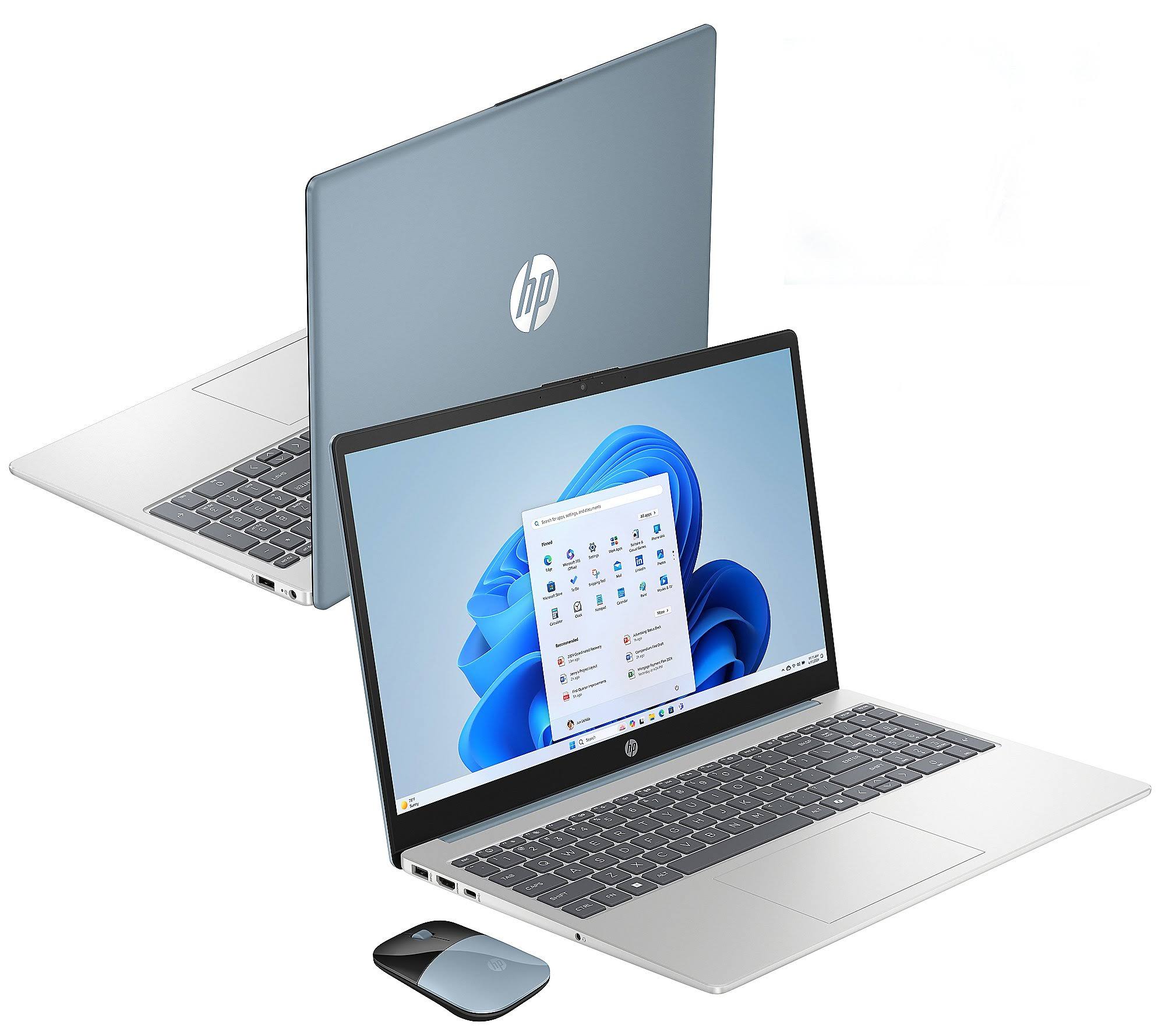 HP 15.6" Intel i5 8GB 256GB Laptop with Wireless Mouse