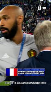 Watch Thierry Henry reacted to messages from members of the French national team, including Didier Deschamps, prior to France’s win over Morocco - FS1