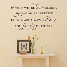 Home is where love resides, memories are created, friends are ... via Relatably.com