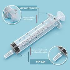 2 Pack 250ML Large Syringe and 2 Pack 20ML Plastic Syringes ...