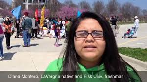 ... Diana Montero, a Fisk University student who came to the U.S. when she was 3 years old. &quot;He has the power to give deferred action to my parents, too.&quot; - 35553607001_3435372987001_trim-O5SW4X-vs