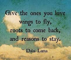 MiscFind4u | Dalai Lama Quotes: Roots and Wings - A Lesson on ... via Relatably.com