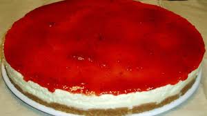 Resultado de imagen de tarta de queso con frambuesa casera imagenes